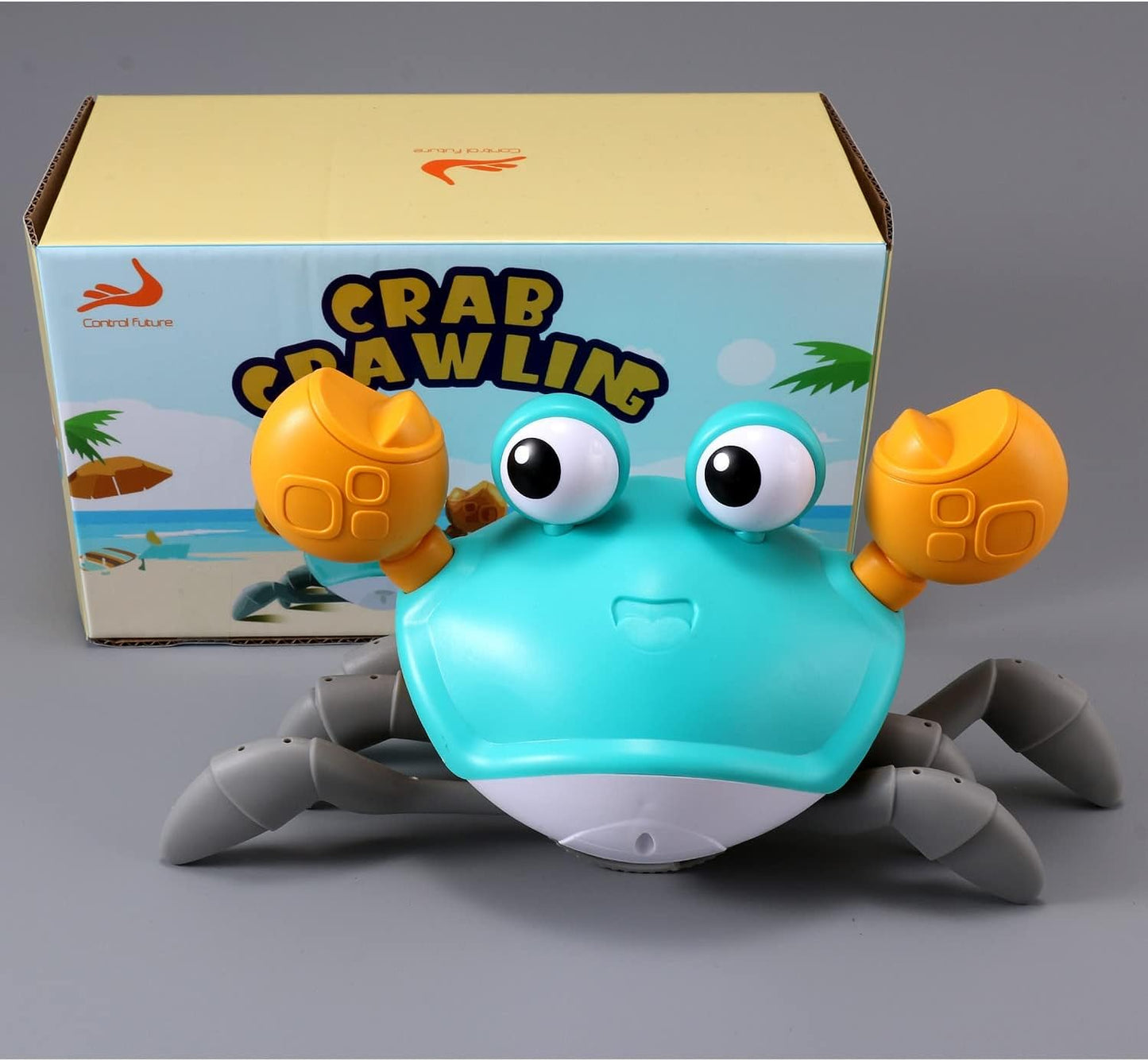 Baby Toys Infant Crawling Crab: Tummy Time Toy Gifts 3 4 5 6 7 8 9 10 11 12 Babies Boy Girl 3-6 6-12 Learning Crawl 9-12 12-18 Walking Toddler 36 Months Old Music Development Interactive Birthday Gift