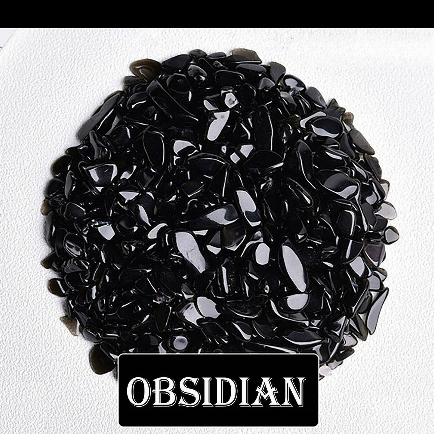 500g Black Obsidian Crystal Chips BULK 100g-1kg A Grade Natural Gemstone Mini Crystal