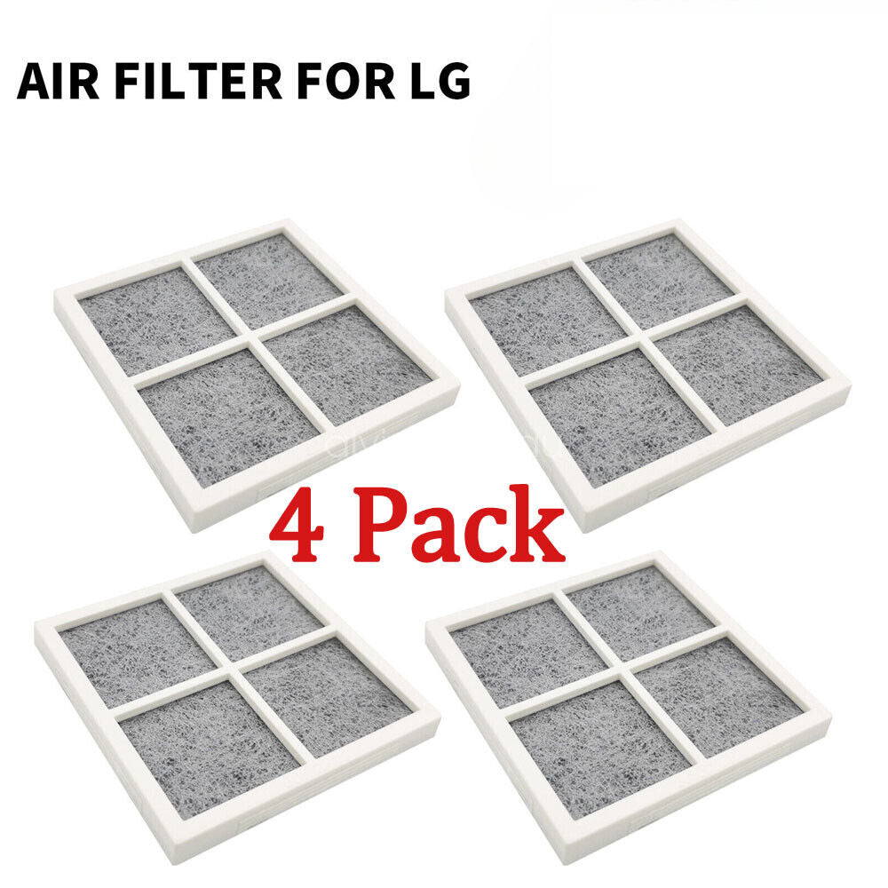 4Pcs Fridge Air Filter for LG Pure N Fresh GF-AD910SL GF-B590PL GF-B590MBL LT120