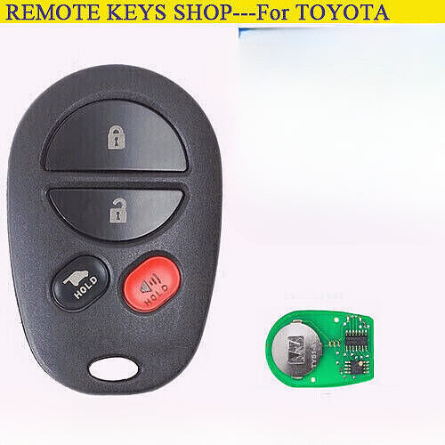 FULL Remote Car Key Fob Suit for TOYOTA CAMRY 2006 2007 2008 2009 2010 2011 4B