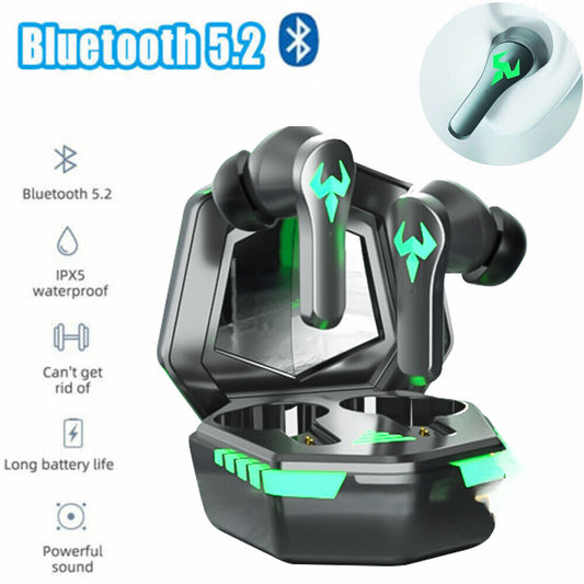 Wireless Bluetooth 5.3 Earphone Earbuds High Sensitivity For Game iPhone Samsung