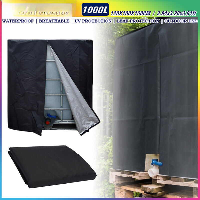 1000L IBC Tank Cover Sun UV Protective Hood Rain Water Tank Container Foil NEW