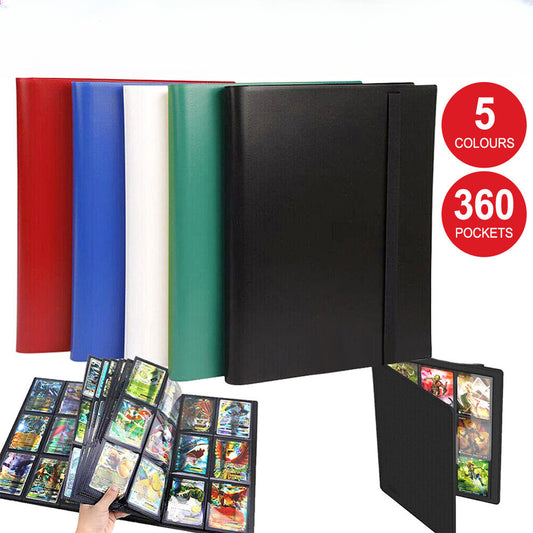 360 x Trading Card Binder Cards Folder Album Game Card Collectors Holder/Card Sleeve