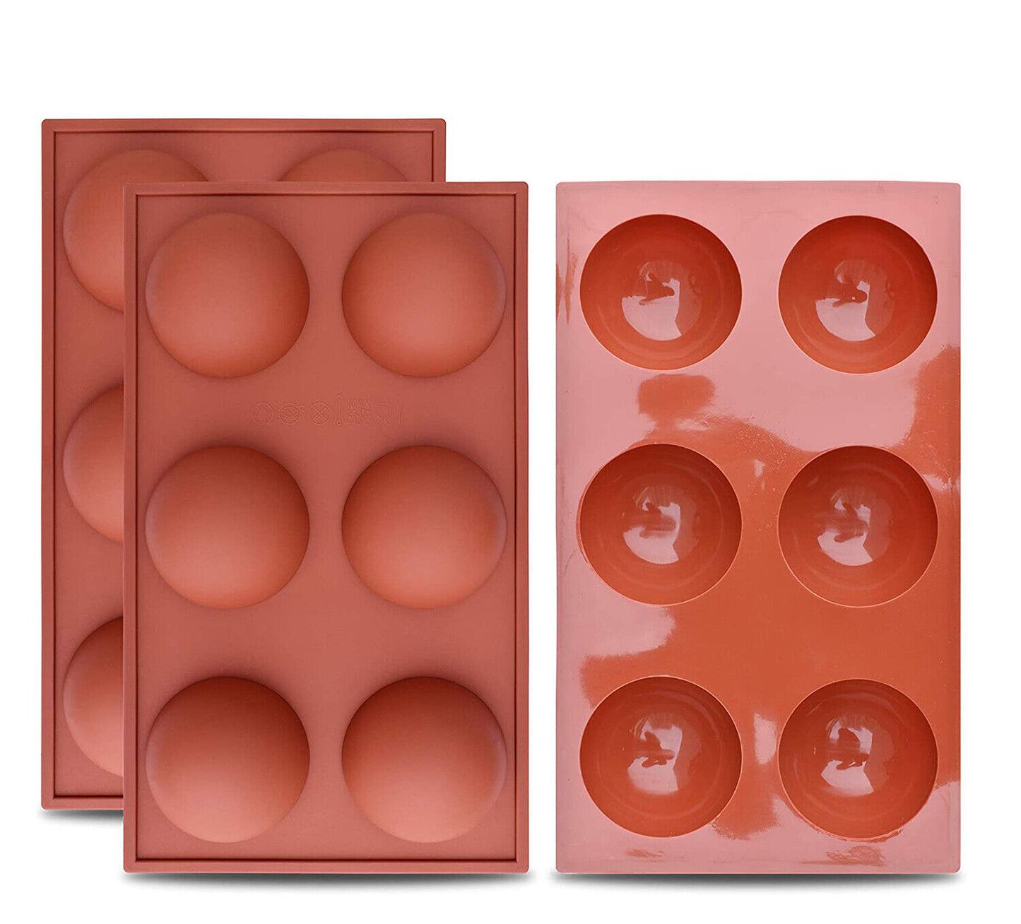 Large Semi Sphere Silicone Moulds Chocolate Ball Silicon Mould Jelly Mold