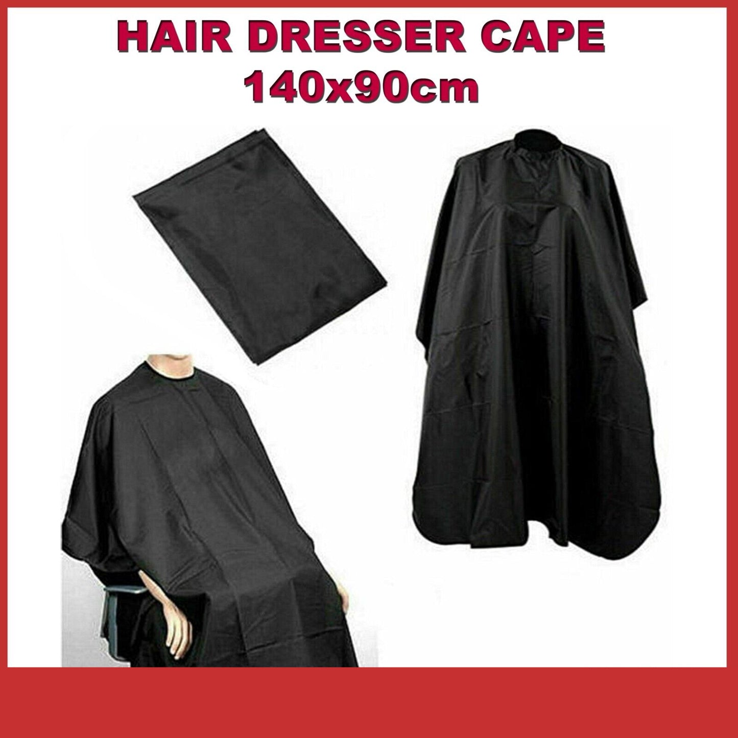 Barber Hair Cutting Capes Salon Apron Hairdressing Cloth Gown Waterproof Coat