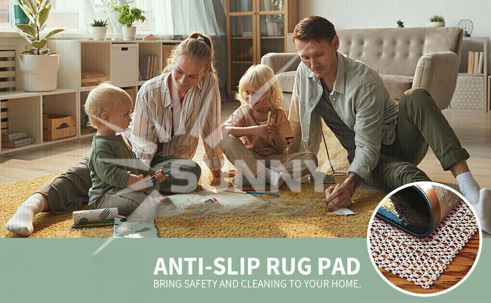 VIVVA Non-Slip Rug Pad Underlay Grip Mat Carpet Floor Gripper Hardwood Anti Slip