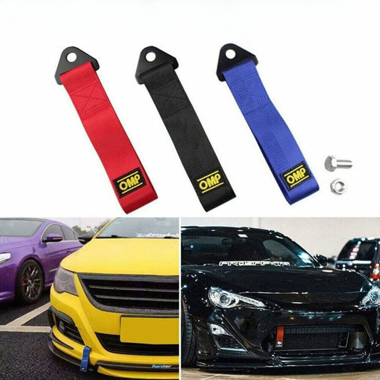 Universal Tow Strap Towing Rope High Strength Nylon Car Van OMP Trailer Tow Belt