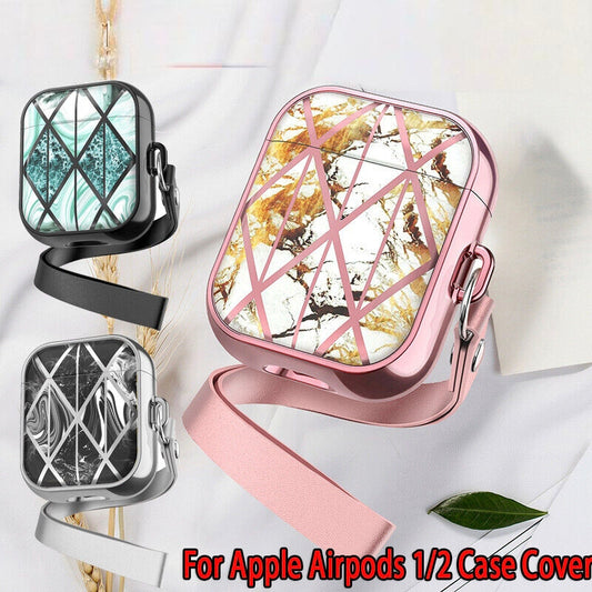 For Apple AirPods 1 2nd Gen Shockproof TPC Case Charging Cover Qi Compatible