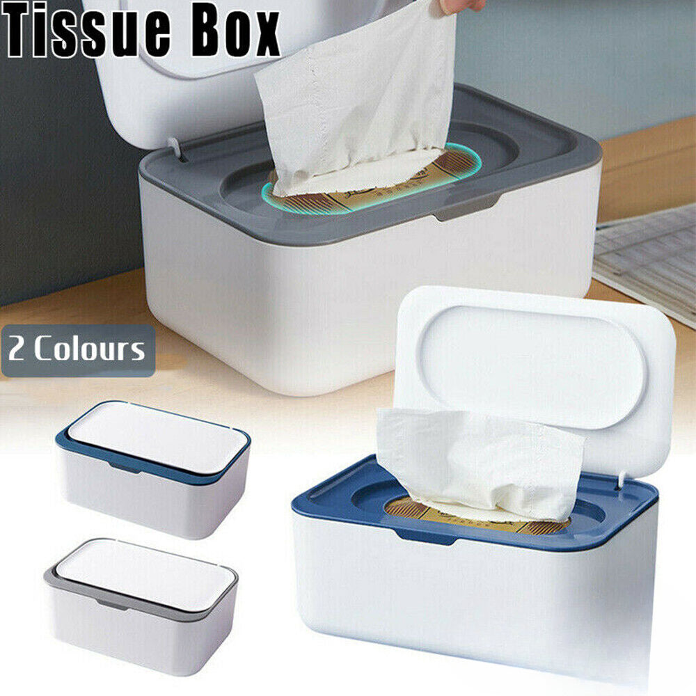 Wipes Dispenser Box Wet Baby Wipes Tissue Storage Case Holder With Lid Supplies