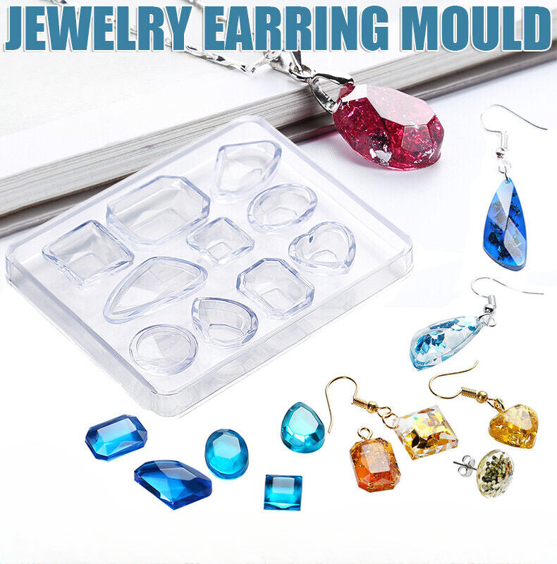 Silicone Resin Mold for Jewelry Earrings Pendant DIY Making Mould Craft Tools