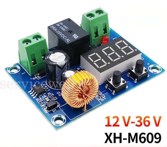 XH-M609 DC12-36V Battery Low Voltage Disconnect Protect Undervoltage Module