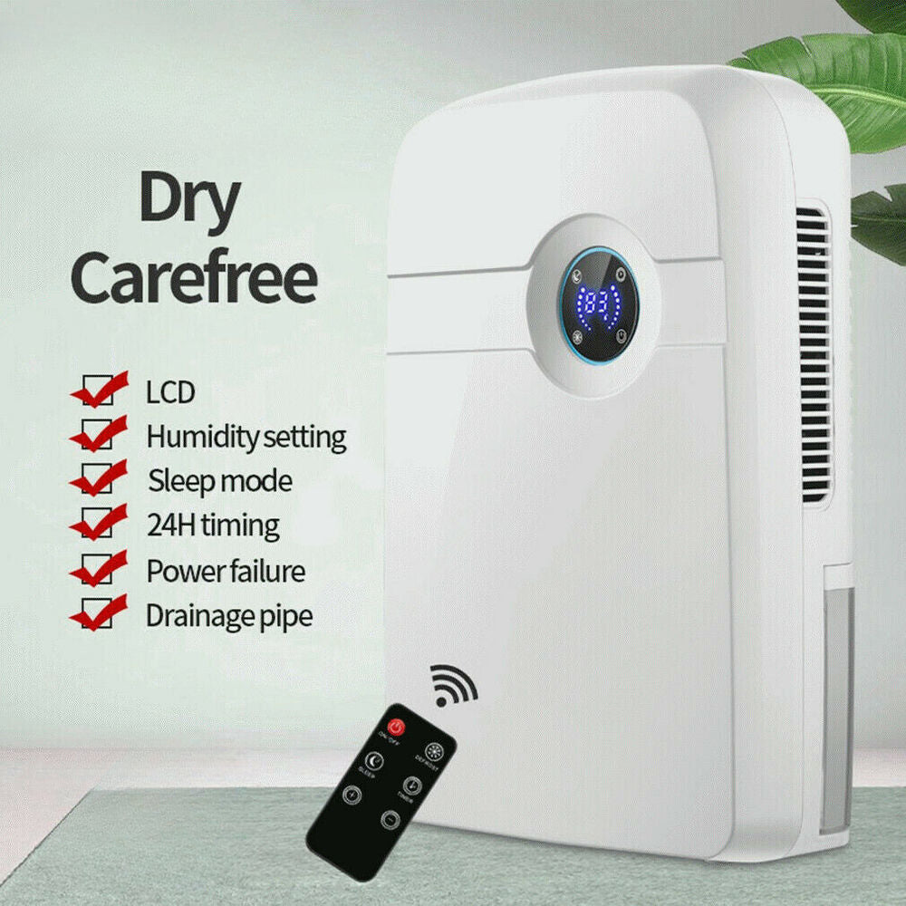 Portable Dehumidifier 1.8L 45W Home Bedroom Office Electric Air Moisture Dryer A