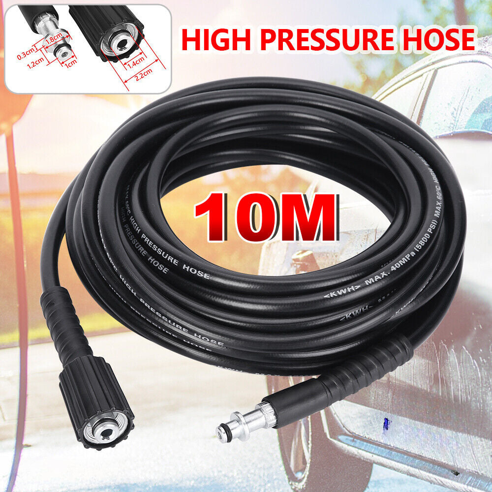 M22 High Pressure Washer Hose 10m Replacement Pipe for Karcher K2-K7 Type A Hose