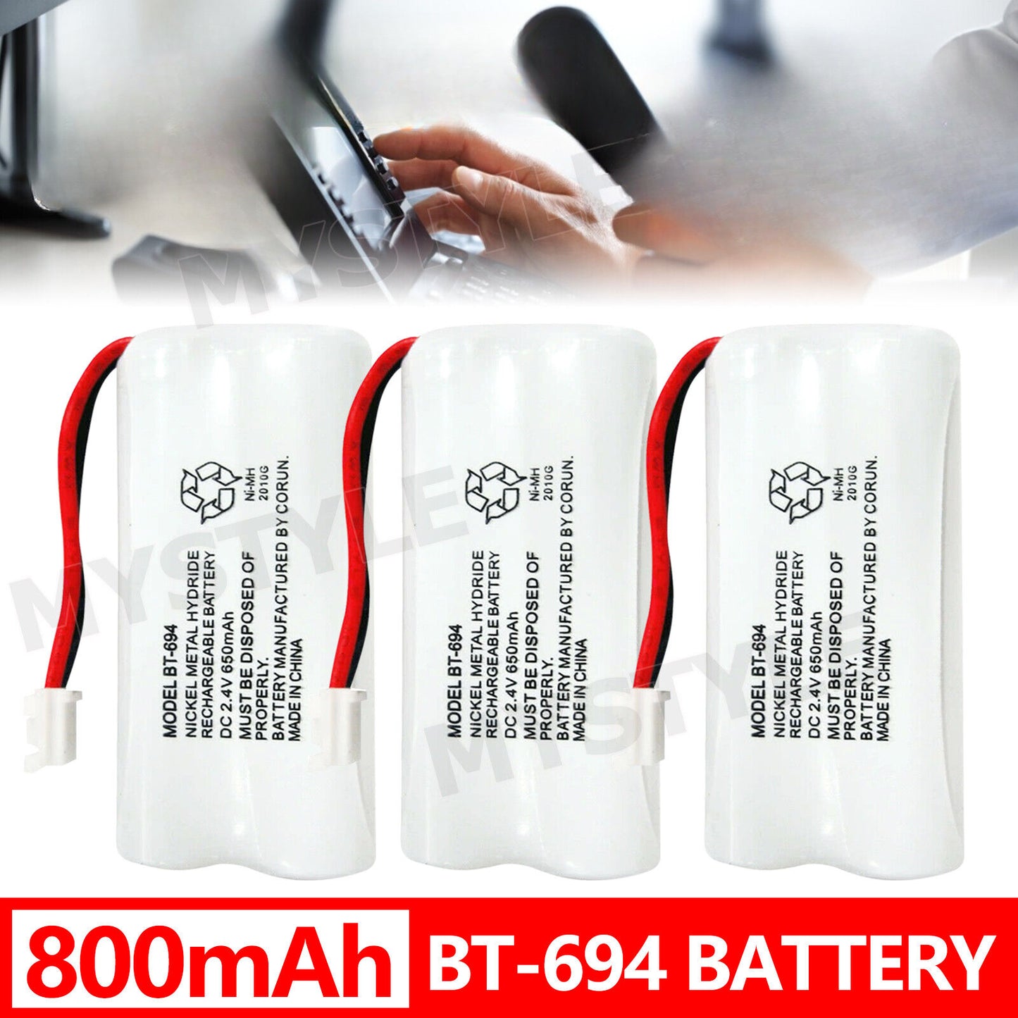 Premium Battery fr UNIDEN BT-694 BT-694S BT-694n BT-694m DECT 6.0 Cordless Phone