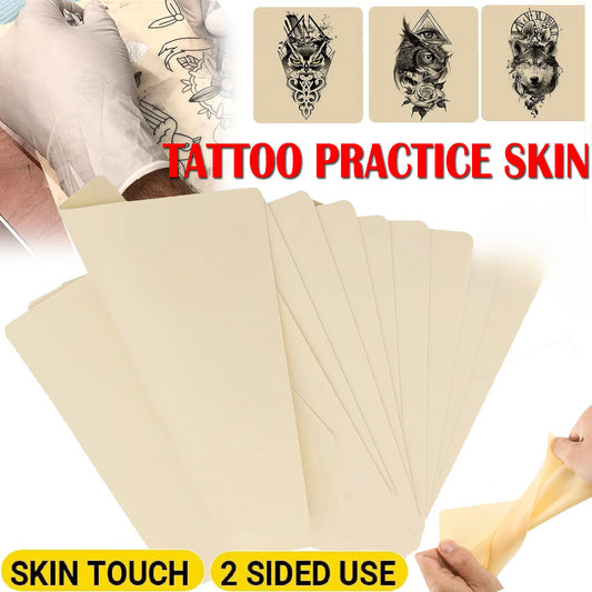 Tattoo Skin Fake Practice Eyebrow Art Double Sides Silicone For Beginner