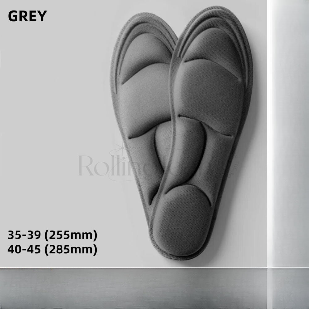 5D Memory Foam Insoles Inner Sole Insert Air Cushion Heel Foot Shoe Pads Unisex