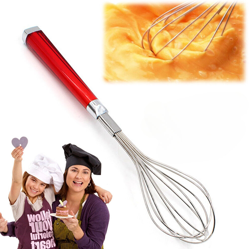 Mixer Egg Beater Hand Whisk Kitchen Stainless Steel Tool Baking Manual Blender