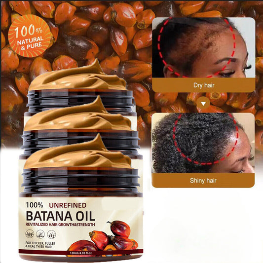 3x 100% Pure Batana Oil Conditioner For Hair Growth Batana For Black Men & Women