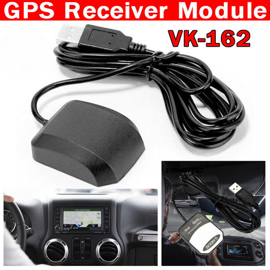 2pcs VK-162 USB GPS Receiver Module G-Mouse with Antenna Dongle Vehicle Tracking