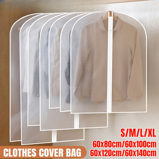 4Clothes Cover Suit Dustproof Storage Bag Garment Dress Jacket Coat Protector