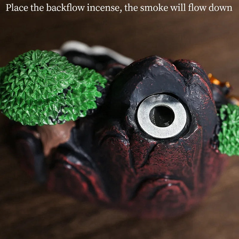 High Mountain Flowing Waterfall Backflow Incense Burner Home Fragrance1166