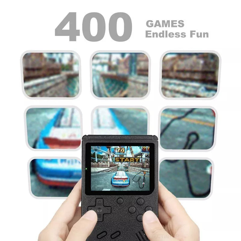 Retro Portable Mini Handheld Video Game Console 8-Bit 3.0 Inch Color LCD Kids Color Game Player Built-in 500 games