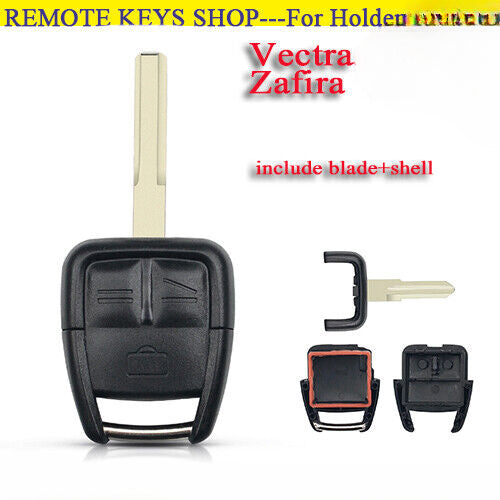 3B Fit for HOLDEN Vectra Zafira Remote Key shell Case Fob Blank UNcut HU43 balde