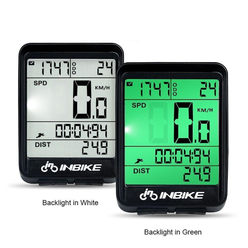 Wireless Cycling Bike Bicycle LCD Cycle Speedometer Computer Odometer Waterproof