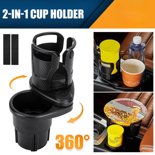 Multifunction Adjustable SUV Car Seat Cup Holder Drink Water Bottles Rack Storag