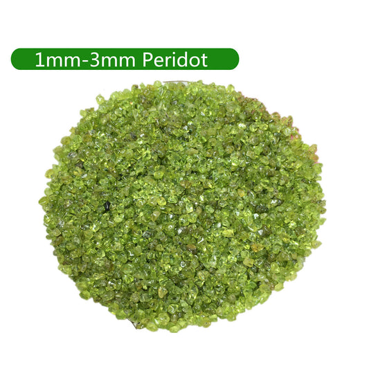 500g Peridot Crystal Chips BULK A Grade Gemstone Tumble Polished Mini