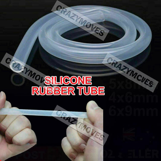 Food Grade Transparent Silicone Rubber Tube Hose Pipe Clear Beer Milk Soft VIC