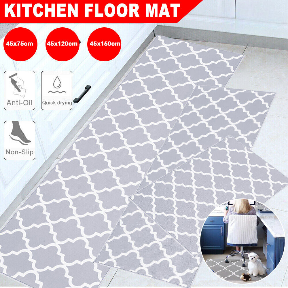 Rectangle Modern Area Rug Non-slip Bedroom Living Room Kitchen Floor Carpet Mat