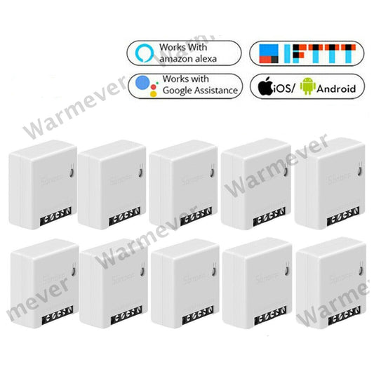 5X SONOFF MINI R2 Smart Switch Remote Control WiFi Switch for Google Alexa