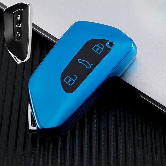 Remote Car Key Shell Cover Fob Case For VW Volkswagen Golf MK8 Skoda Octavia