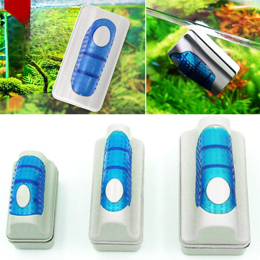 Magnetic Cleaning Cleaner Aquatic Fish Tank Magnet Aquarium Brush Algae Glass