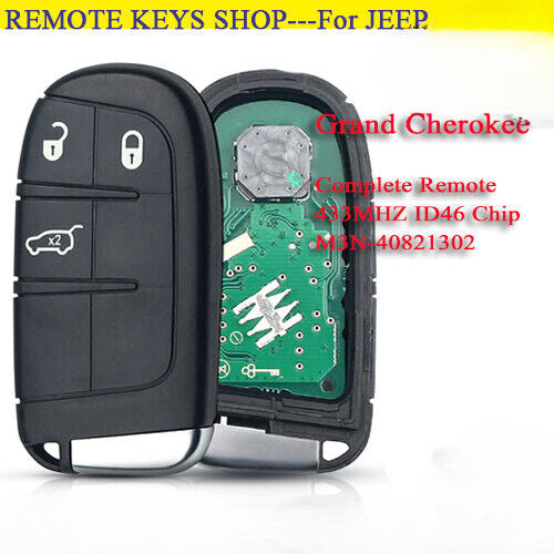 Replacement for JEEP Grand Cherokee 2014 - 2019 Smart Car Remote Key 3 Buttons