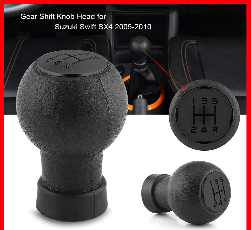 Speed Car Gear Shift Knob Shifter For Suzuki Swift 05-10 SX4 07-13 ALTO 10-15 5