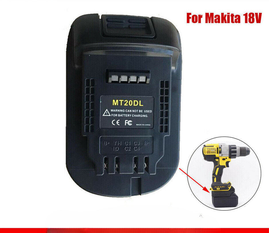 Battery Adapter For Makita Power tools Convert to Milwaukee 18V 20V Battery