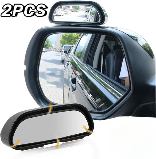 2x Adjustable Wide Angle Blind Spot Mirror for Driving Parking Safety Universal