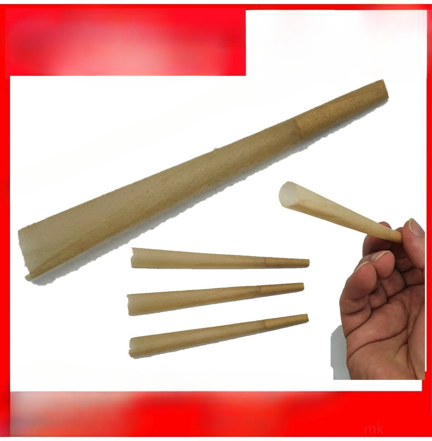 Pre rolled paper cones hemp smoking pipe cone pieces rolling paper Joint