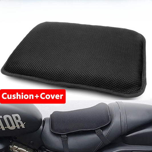 Universal Motorcycle Seat Cushion 3D Shock Absorption Motorbike Gel Seat Pad