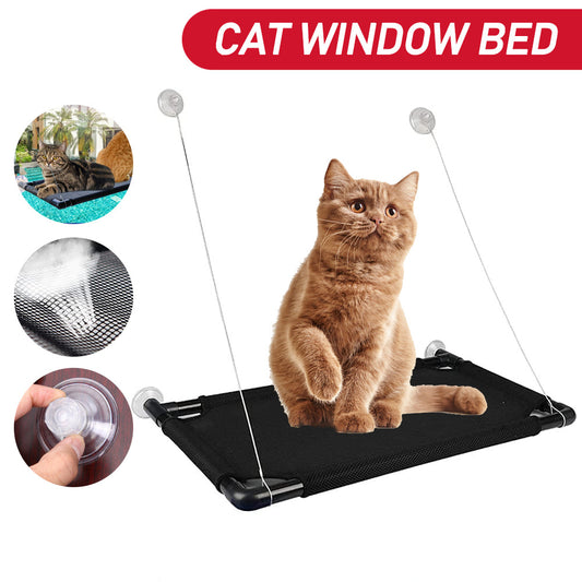 Pet Cat Window Hammock Perch Bed Hold Up To 60lbs Mounted Durable Seat Cover