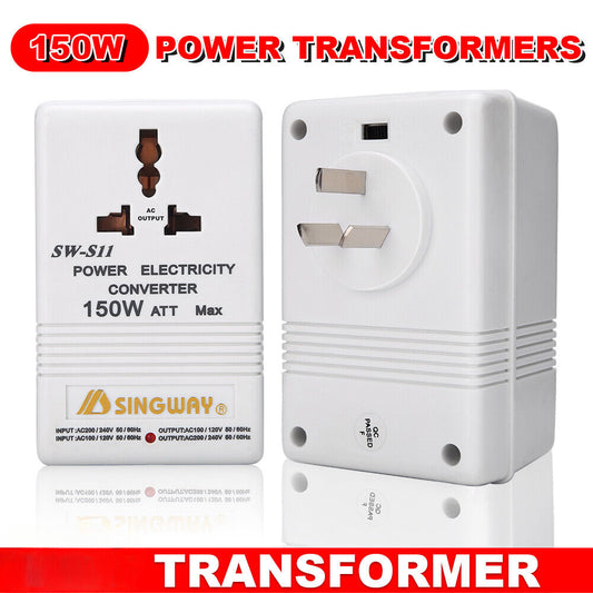 Voltage Converter Step Up Travel Adapter Power Transformer Portable Step Down