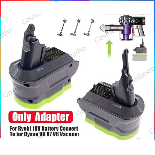 Battery Adapter Converter for Ryobi 18V Battery to Replace for Dyson V6 V7 V8