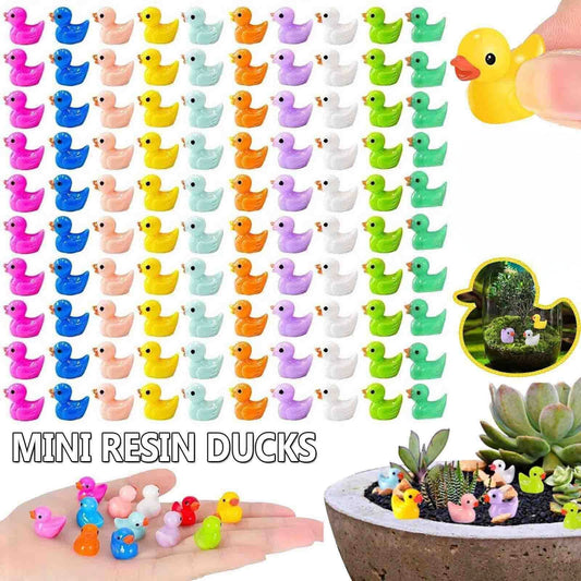 Tiny Ducks Realistic Mini Resin Ducks Mini Ducks Little Christmas Birthday Party