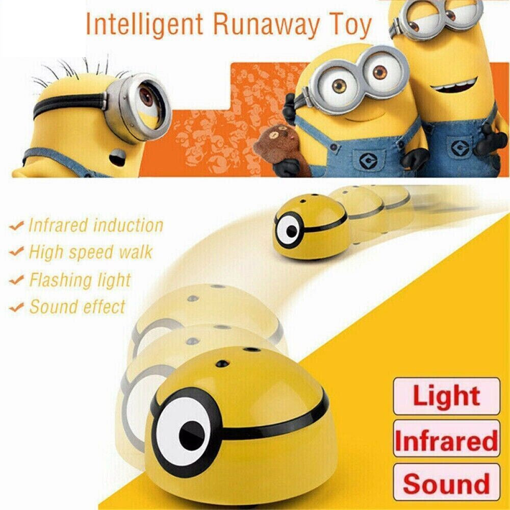 IR Sensor Smart Escaping Runaway Toy Auto Walk Kids Pet Cat Dog Interactive Toy