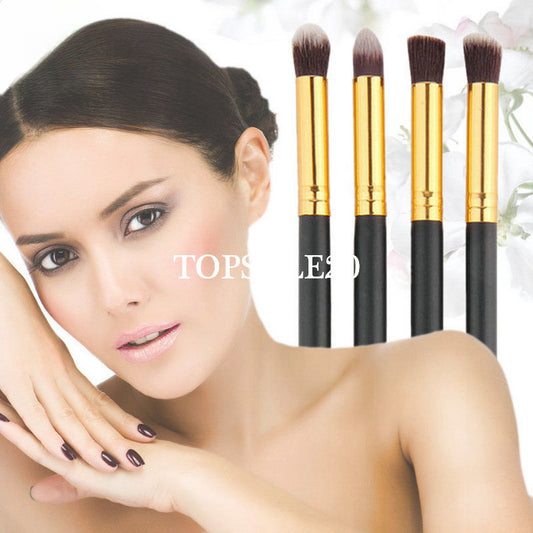 4PCS Pro Eyeshadow Blending Brush Set Professional Eye Makeup Brushes