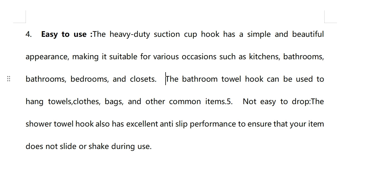 Home Hook Hanger Shower Towel Bathroom Kitchen Wall Cup Sucker Vacuum Suction LR