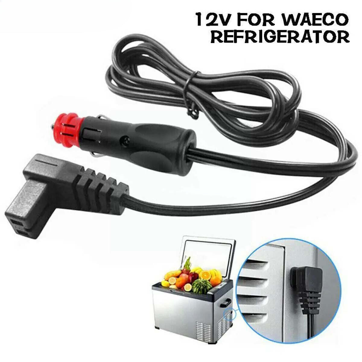 3M 2M 4M 12V Lead Cord Cable For Waeco Fridge Freezer Cigarette Lighter Merit