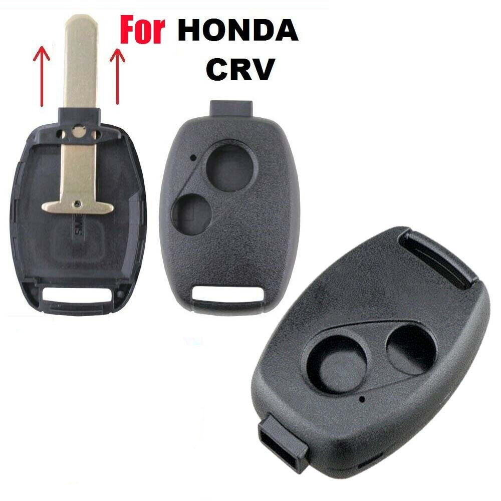 For Honda Civic Accord Jazz Replacement Remote Case 2 Buttons Key Shell Cover